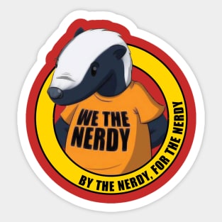 We The Nerdy Classic Logo Sticker